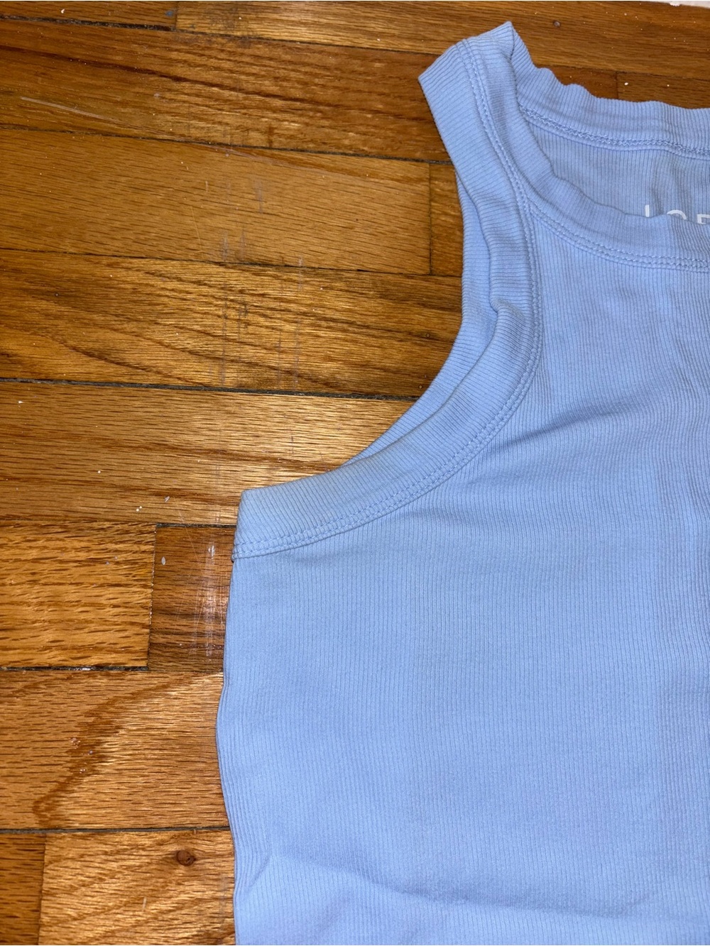 LOFT Ribbed Scoop Tank - Picture 2 of 5